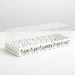 Коробка для рулета "Snow" 26х8х9,7 см
