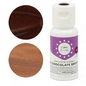 Краситель гелевый Cake colors 105 CHOCOLATE BROWN